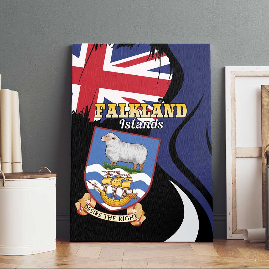 Falkland Islands Canvas Wall Art Desire the Right
