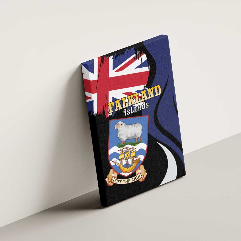 Falkland Islands Canvas Wall Art Desire the Right