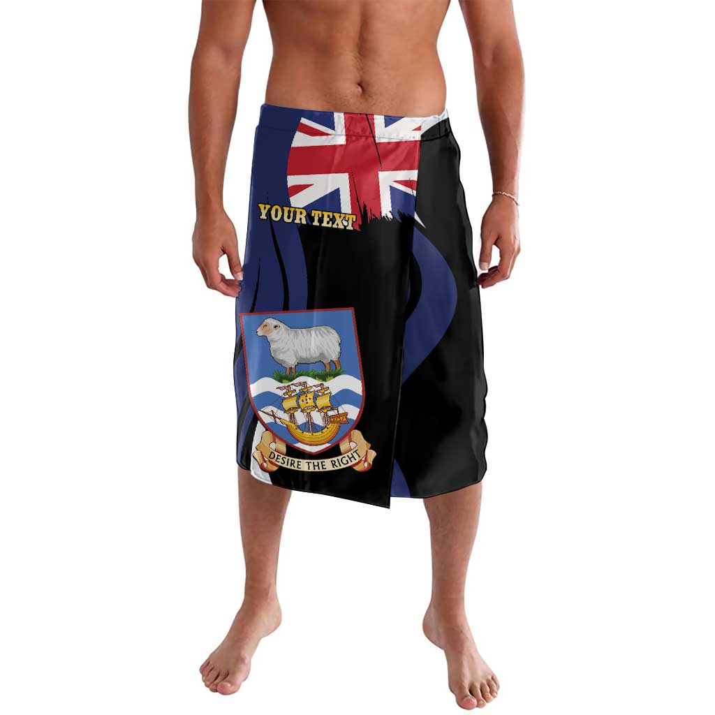 Personalised Falkland Islands Lavalava Desire the Right