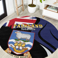 Falkland Islands Round Carpet Desire the Right