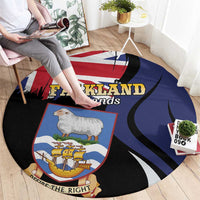 Falkland Islands Round Carpet Desire the Right