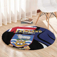 Falkland Islands Round Carpet Desire the Right