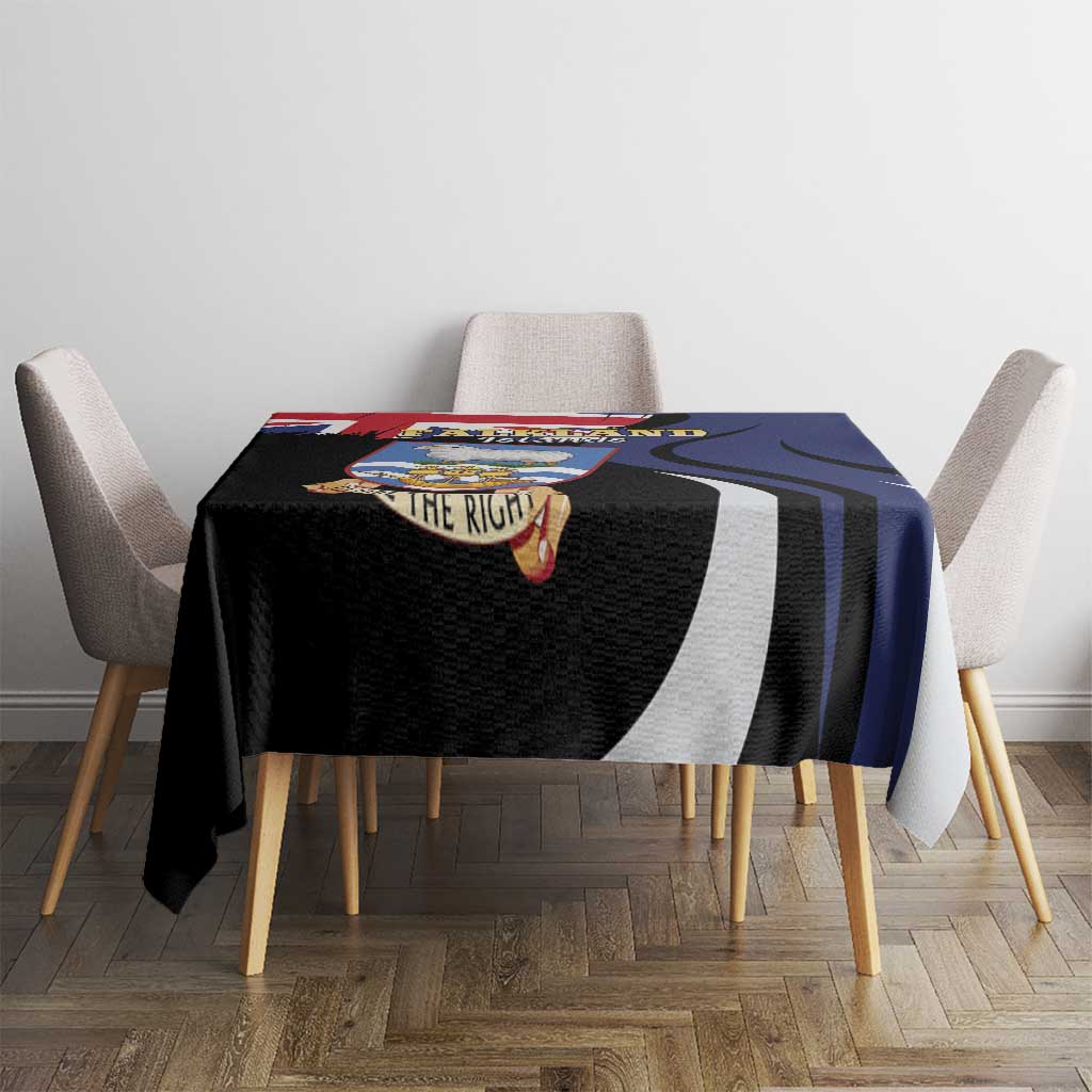 Falkland Islands Tablecloth Desire the Right