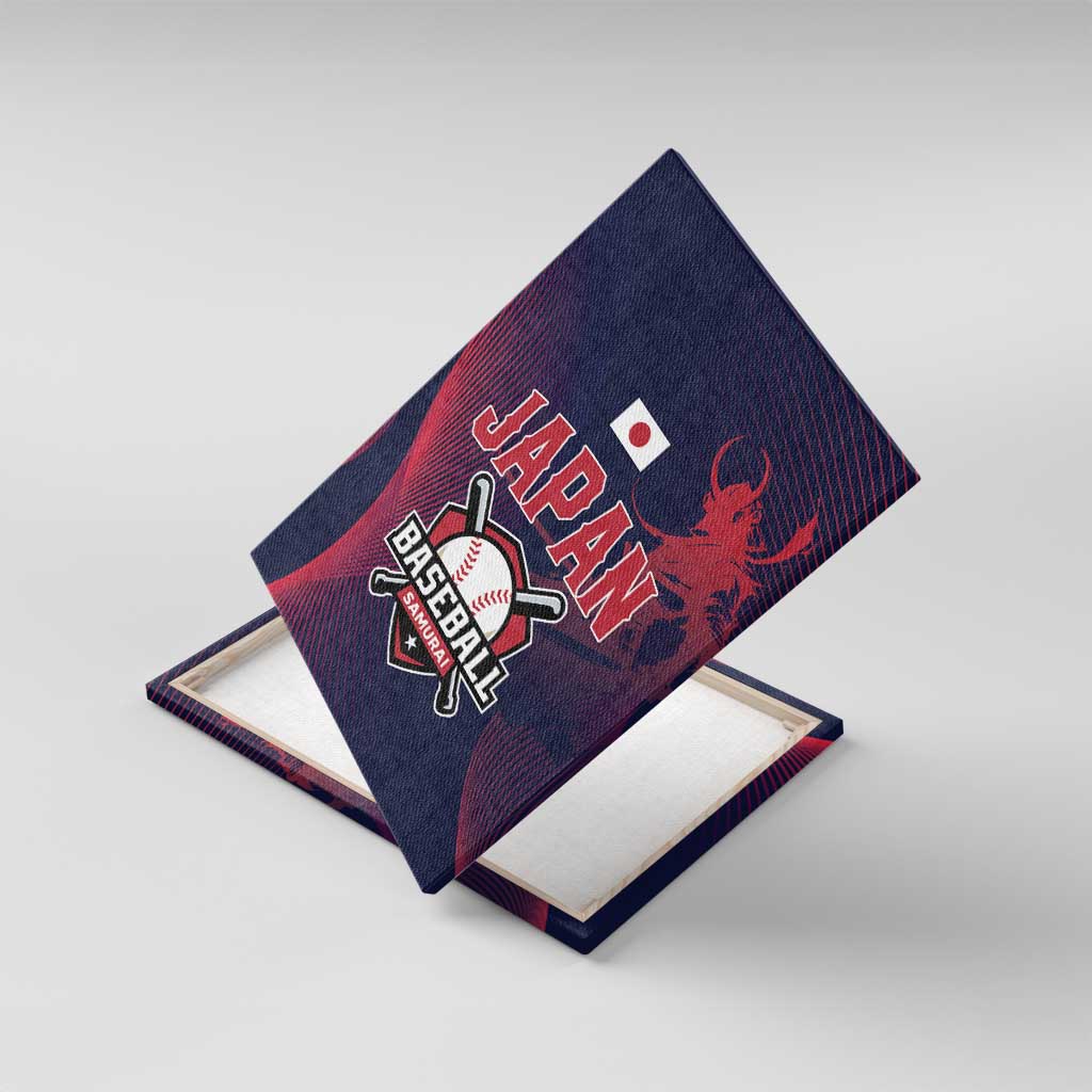 Baseball Japan Canvas Wall Art Japan Samurai Go Champions