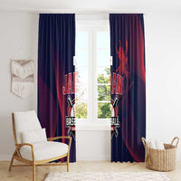 Baseball Japan Window Curtain Japan Samurai Go Champions