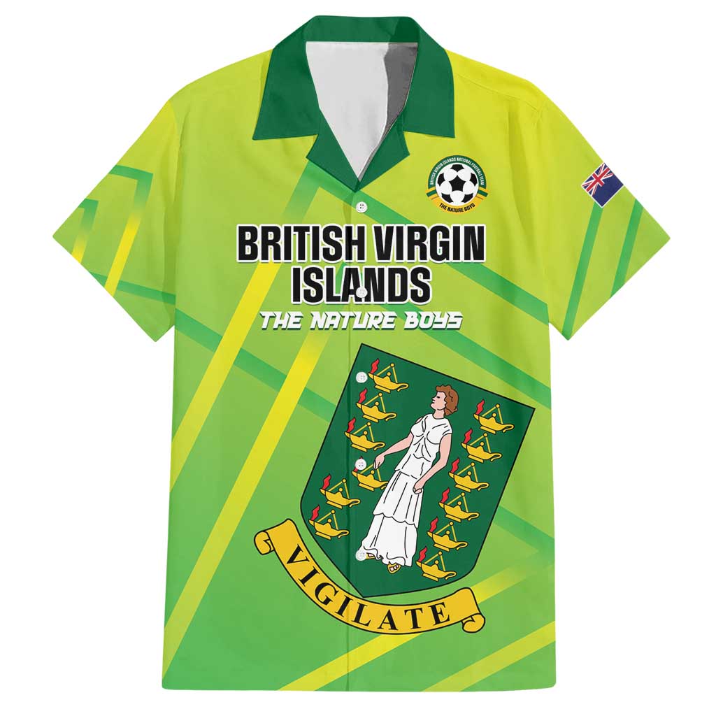 Custom British Virgin Islands Football Hawaiian Shirt Come On The Nature Boys