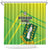 British Virgin Islands Football Shower Curtain Come On The Nature Boys