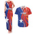 Personalized Chile 2024 Football Couples Matching Tank Maxi Dress and Hawaiian Shirt Concurso La Roja - Wonder Print Shop