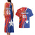 Personalized Chile 2024 Football Couples Matching Tank Maxi Dress and Hawaiian Shirt Concurso La Roja - Wonder Print Shop