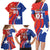 Personalized Chile 2024 Football Family Matching Long Sleeve Bodycon Dress and Hawaiian Shirt Concurso La Roja - Wonder Print Shop