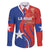 Personalized Chile 2024 Football Family Matching Long Sleeve Bodycon Dress and Hawaiian Shirt Concurso La Roja - Wonder Print Shop