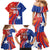 Personalized Chile 2024 Football Family Matching Mermaid Dress and Hawaiian Shirt Concurso La Roja - Wonder Print Shop