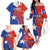 Personalized Chile 2024 Football Family Matching Off The Shoulder Long Sleeve Dress and Hawaiian Shirt Concurso La Roja - Wonder Print Shop