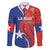 Personalized Chile 2024 Football Family Matching Puletasi and Hawaiian Shirt Concurso La Roja - Wonder Print Shop