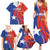 Personalized Chile 2024 Football Family Matching Summer Maxi Dress and Hawaiian Shirt Concurso La Roja - Wonder Print Shop