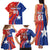 Personalized Chile 2024 Football Family Matching Tank Maxi Dress and Hawaiian Shirt Concurso La Roja - Wonder Print Shop