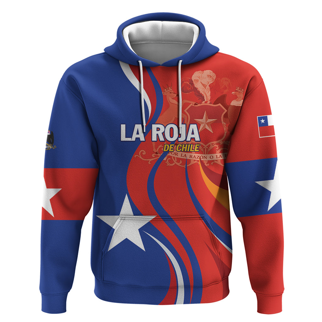 Personalized Chile 2024 Football Hoodie Concurso La Roja - Wonder Print Shop