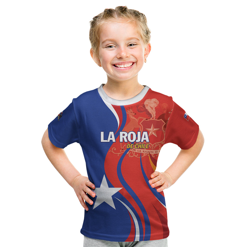 Personalized Chile 2024 Football Kid T Shirt Concurso La Roja