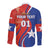 Personalized Chile 2024 Football Long Sleeve Button Shirt Concurso La Roja - Wonder Print Shop