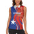 Personalized Chile 2024 Football Women Sleeveless Polo Shirt Concurso La Roja - Wonder Print Shop