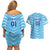 Personalized Uruguay 2024 Football Couples Matching Off Shoulder Short Dress and Hawaiian Shirt Come On La Celeste - Wonder Print Shop