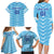 Personalized Uruguay 2024 Football Family Matching Long Sleeve Bodycon Dress and Hawaiian Shirt Come On La Celeste - Wonder Print Shop