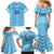 Personalized Uruguay 2024 Football Family Matching Mermaid Dress and Hawaiian Shirt Come On La Celeste - Wonder Print Shop