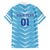 Personalized Uruguay 2024 Football Family Matching Off The Shoulder Long Sleeve Dress and Hawaiian Shirt Come On La Celeste - Wonder Print Shop