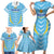 Personalized Uruguay 2024 Football Family Matching Short Sleeve Bodycon Dress and Hawaiian Shirt Come On La Celeste - Wonder Print Shop