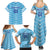 Personalized Uruguay 2024 Football Family Matching Summer Maxi Dress and Hawaiian Shirt Come On La Celeste - Wonder Print Shop