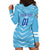 Personalized Uruguay 2024 Football Hoodie Dress Come On La Celeste - Wonder Print Shop