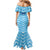 Personalized Uruguay 2024 Football Mermaid Dress Come On La Celeste - Wonder Print Shop