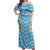 Personalized Uruguay 2024 Football Off Shoulder Maxi Dress Come On La Celeste - Wonder Print Shop