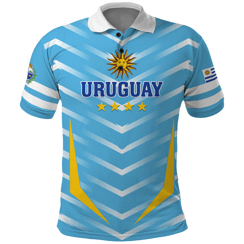 Personalized Uruguay 2024 Football Polo Shirt Come On La Celeste - Wonder Print Shop