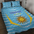 Uruguay 2024 Football Quilt Bed Set Come On La Celeste - Wonder Print Shop