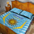 Uruguay 2024 Football Quilt Bed Set Come On La Celeste - Wonder Print Shop