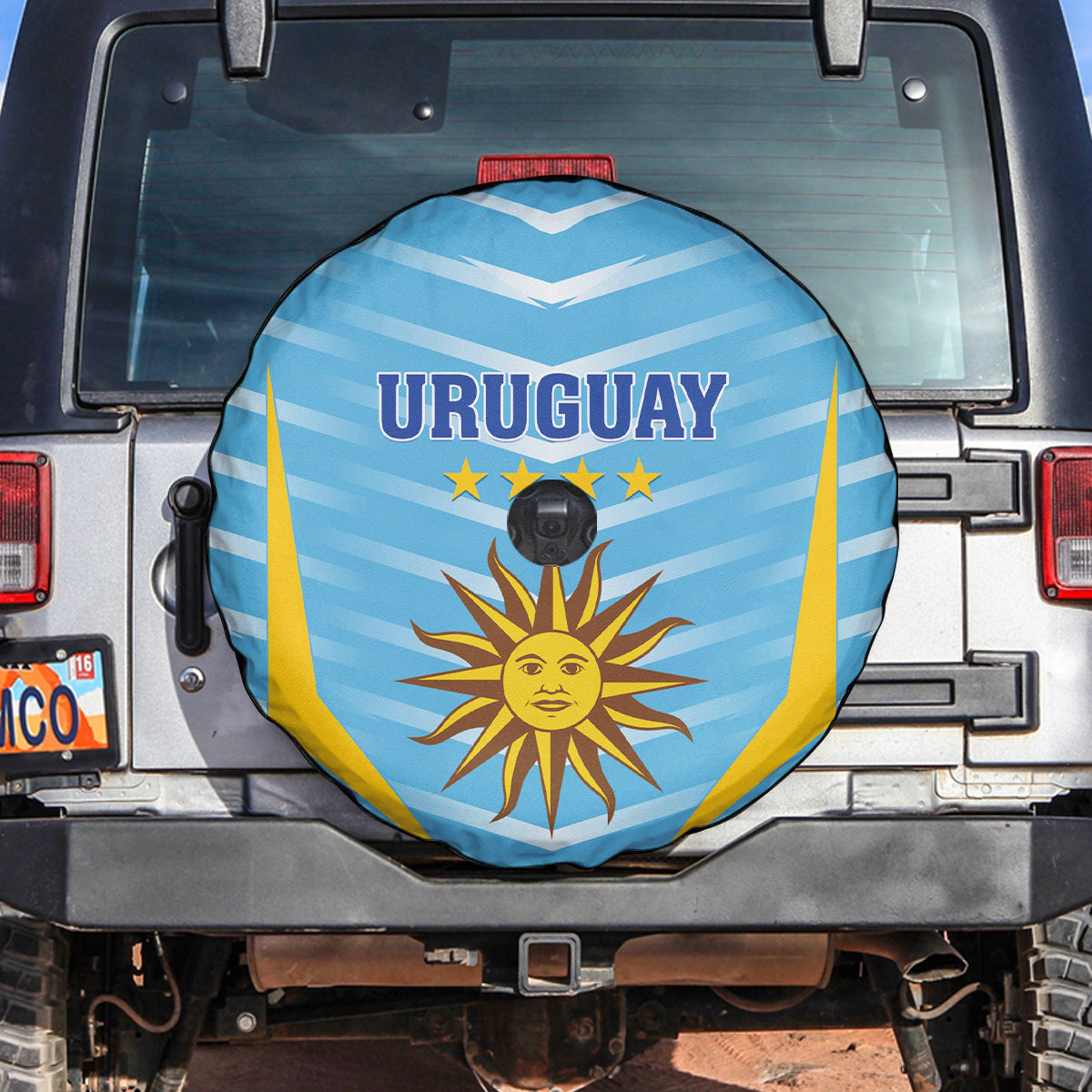 Uruguay 2024 Football Spare Tire Cover Come On La Celeste - Wonder Print Shop