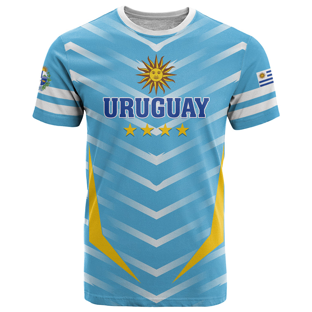 Personalized Uruguay 2024 Football T Shirt Come On La Celeste