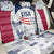 USA 2024 Soccer Back Car Seat Cover The Stars and Stripes Go Champion - Wonder Print Shop