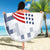 USA 2024 Soccer Beach Blanket The Stars and Stripes Go Champion - Wonder Print Shop