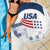 USA 2024 Soccer Beach Blanket The Stars and Stripes Go Champion - Wonder Print Shop