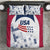 USA 2024 Soccer Bedding Set The Stars and Stripes Go Champion - Wonder Print Shop