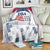 USA 2024 Soccer Blanket The Stars and Stripes Go Champion