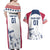 Personalized USA 2024 Soccer Couples Matching Off Shoulder Maxi Dress and Hawaiian Shirt The Stars and Stripes Go Champion - Wonder Print Shop