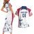 Personalized USA 2024 Soccer Couples Matching Short Sleeve Bodycon Dress and Hawaiian Shirt The Stars and Stripes Go Champion - Wonder Print Shop