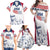 Personalized USA 2024 Soccer Family Matching Off Shoulder Maxi Dress and Hawaiian Shirt The Stars and Stripes Go Champion - Wonder Print Shop