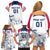 Personalized USA 2024 Soccer Family Matching Off Shoulder Short Dress and Hawaiian Shirt The Stars and Stripes Go Champion - Wonder Print Shop