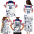 Personalized USA 2024 Soccer Family Matching Puletasi and Hawaiian Shirt The Stars and Stripes Go Champion - Wonder Print Shop