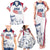 Personalized USA 2024 Soccer Family Matching Tank Maxi Dress and Hawaiian Shirt The Stars and Stripes Go Champion - Wonder Print Shop