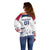 Personalized USA 2024 Soccer Off Shoulder Sweater The Stars and Stripes Go Champion - Wonder Print Shop